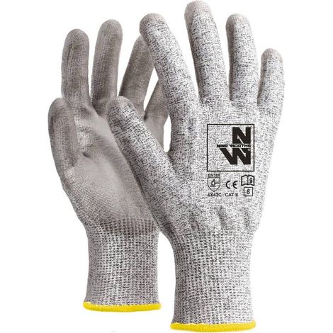 Gants de Travail Blaine - Taille 11 - Gris Chiné - Résistant et Confortable - D-Work