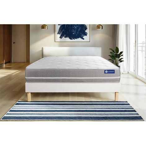 Actiflex zen matratze 140x190cm + Bettgestell mit lattenrost , Härtegrad 2 , Taschenfederkern und Memory-Schaum , Höhe : 26 cm (1/5)