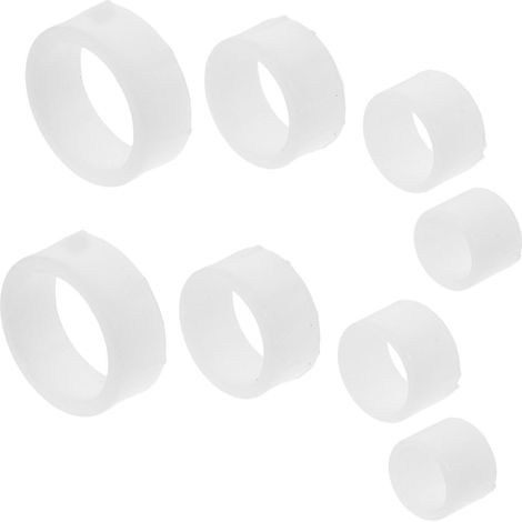 de Bagues D'adaptation Ajustement Rapide et Précision en Plastique Blanc 2 Sets pour Meuleuse D'établi pour Travail Bois et Usages (1/5)