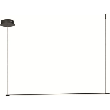 Lampada a sospensione Led in metallo verniciato Nero - GENIUS 120 (1/4)