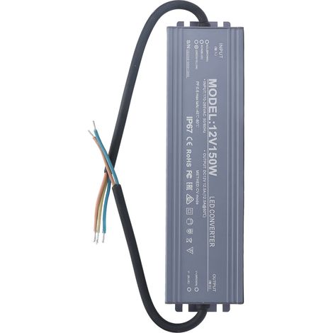 IP67 Wasserdichter LED-Treiber-Transformator 12V 12,5A Spannungswandler AC170-265V Eingangsnetzteil für LED-Streifen (1/5)