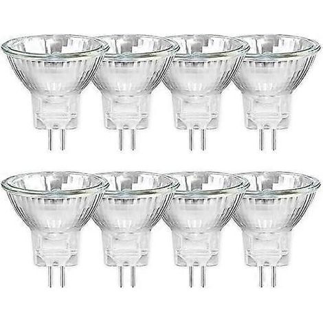 Lot ampoules MR11 GU4 20W 12V - Blanc chaud 2700K - Dimmable - 35mm - 30° (1/5)