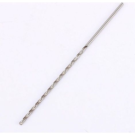 Extra langer Spiralbohrer, HSS-Spiralbohrer, 160 mm lang. Bohrwerkzeug für Holz, Metall und Stahl. 3 mm Spiralbohrer. (1/5)