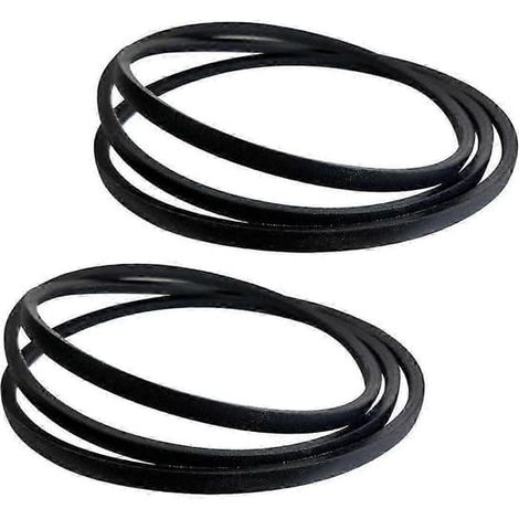 Lot de 2 courroies d'entraînement 144959 pour pneus de tondeuse autoportée Lt1000 Lt3000 Dlt3000 42 pouces, pièces de rechange 532144959 (1/2 x 95 pouces) (1/5)