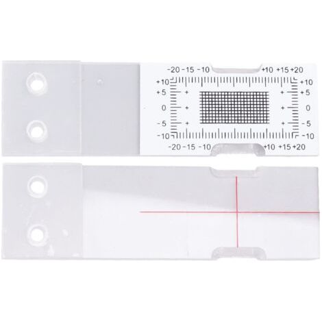 Instrument de Mesure des écarts en Acrylique, Pied à Coulisse de Comparaison des Fissures d'angle pour la Surveillance des Fissures du Bâtiment et du Béton (1/5)