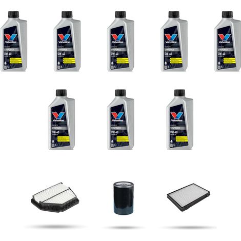 Kit tagliando 3 FILTRI e 8L OLIO compatibile con Chevrolet Captiva 3.2 169kw dal 2006 (1/5)