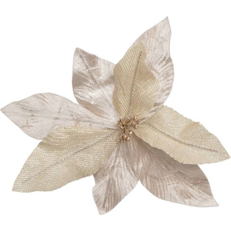 Sujeto poinsettia spangled punta 23cm - Feeric lights & christmas