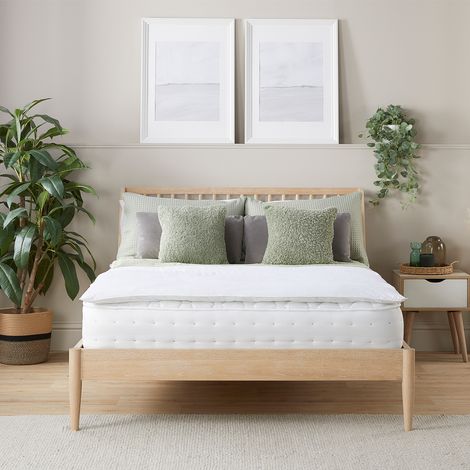Slumberdown Sleep Soundly Anti Allergy Mattress Topper, Medium Support, Single