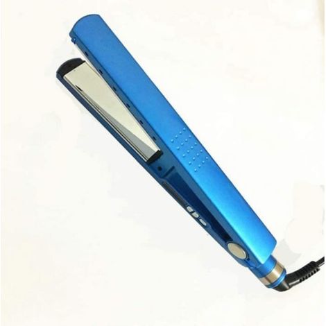 Lisseur cheveux professionnel plaques larges en nano-titane, fer à lisser plat avec réglages de température, 1 à 4 plaques, pour un lissage parfait (1/4)