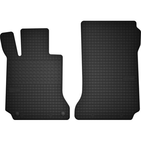 Alfombrillas delanteras de goma para: Mercedes Clase C W204 sedán, familiar y coupé (de 2007 a 2014)