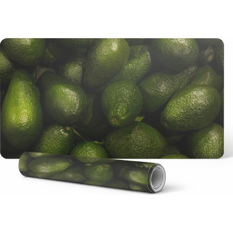 Alfombrilla antideslizante moderna para equipos de TV, dise帽o de aguacate, 120 x 60 cm.
