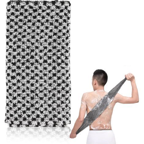 Japanische Peeling-Handtücher, Duschhandtücher, japanisches Peeling, Körperbürste für Männer und Frauen unter der Dusche, Rückenwaschbürste