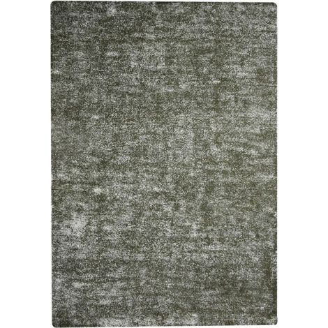 Tapis fait main etna 110 olive - 80 x 150 cm
