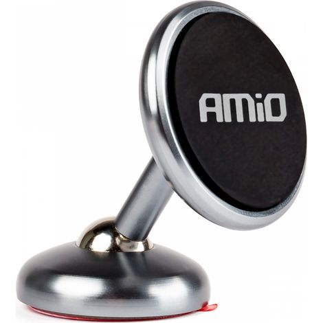 Support magnétique pour téléphone de voiture, adhésif, HOLD-10 AMIO-02360 (1/5)