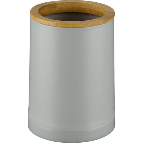 Mug de salle de bain Espino, bambou gris, plastique (1/5)