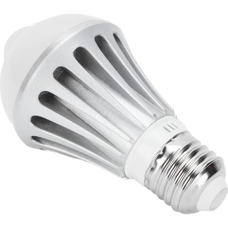 7-W-E27-LED-Lampe mit Bewegungsmelder für Flure, 85–265 V, Warmweiß (1/5)
