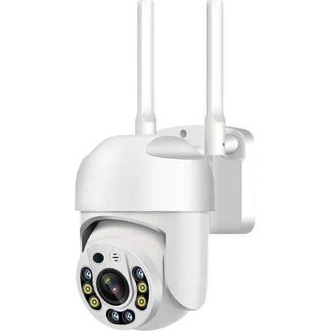 Caméra de surveillance interieur / exterieur Caméras de sécurité sans fil QX65 pour l'extérieur, caméras extérieures Wi-Fi 5G 5 GHz pour la sécurité de la maison, caméras de sécurité 355° avec alarme