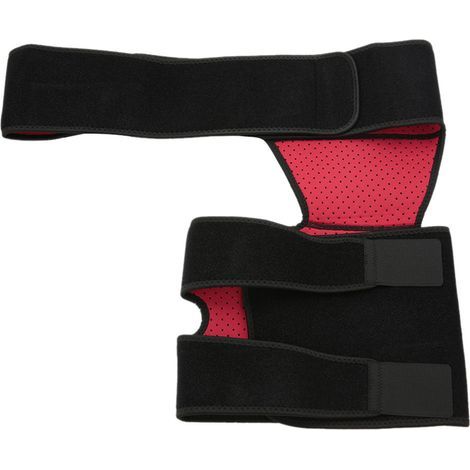 Orthèse de cuisse ajustable, support de hanche, protection des cuisses et des tibias, protège-tibias pour le sport (1/5)