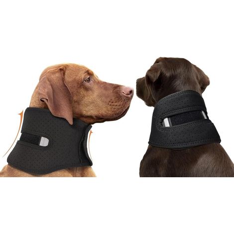Cou pour Animaux de Compagnie Soutien Le Collier est utilisé pour soulager la Douleur chez Les Chiens,Chien Chat Anti Lechage Collier,Aide à la récupération des blessures au Cou(S) (1/5)