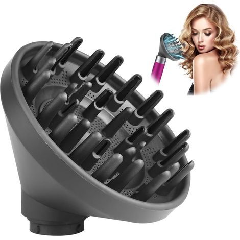 Embout diffuseur amélioré compatible avec l'accessoire Dyson Airwrap - Diffuseur pour sèche-cheveux - Embout diffuseur universel - Compatible avec les modèles Dyson Airwrap HS05 et HS01 - Transformati (1/5)