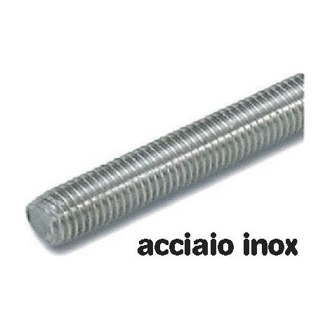 Barra Filettata in Acciao Inox A2 Din 975   8 mm lunghezza 1 Metro