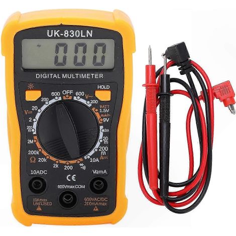 Multimètre numérique 830LN haute précision universel avec écran LCD et protection contre les surcharges pour l'électronique (1/4)