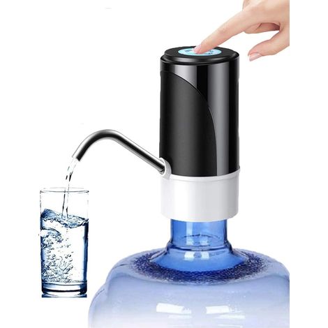 Pompe à bouteille d'eau électrique, Distributeur d'eau en Bouteille portable pour bouteille de gallon universelle, pompe à eau potable de chargement USB pour l'extérieur Cuisine à domicile (1/5)