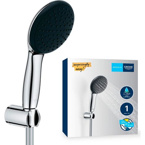 Ensemble Douche Vitalio Star 110 Douchette 1 Fonction, Flexible 1.75m - Grohe