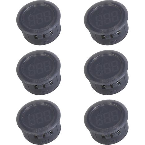 Compatible avec 6 voltmètres à affichage LED à trois chiffres, DC4-100V, pour la surveillance de la tension de la batterie dans les véhicules, motos, camions, navires et autres équipements. Disponible (1/5)