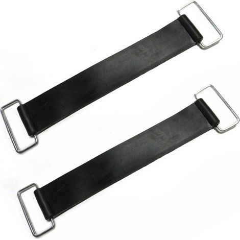 2er-Pack Batterie-Spanngurte – 15 x 4 cm, Mehrzweck-Motorrad-Batterie-Spanngurt  Leichtes Bikke-Band für feste Batteriekästen, Fester Gurt für Motorradbatterien, Batteriehalter