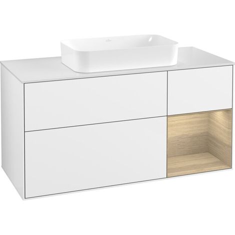 Villeroy & Boch F711PCGF Meuble sous lavabo Finion F71 (1/2)