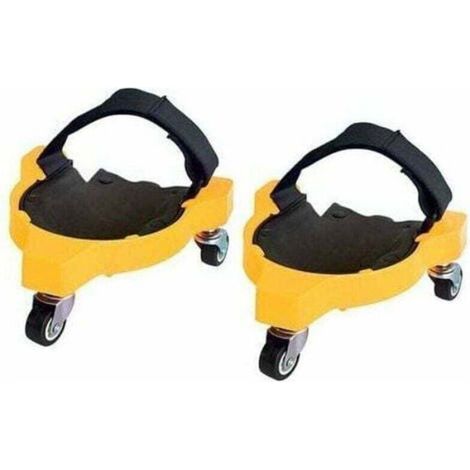 Genouillères Avec Roulettes - Cadre ABS Renforcé - Conception Ergonomique Pour Jardinage Et Bâtiment - Lot De 2 (1/4)