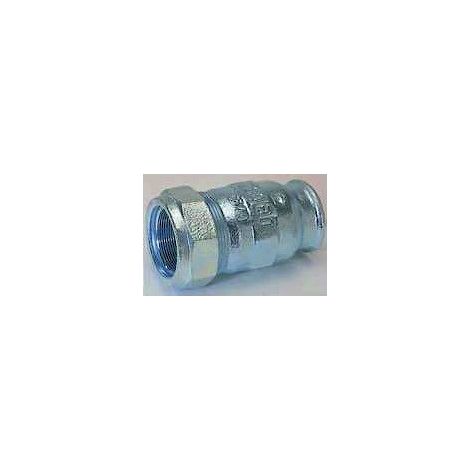 Gebo – Raccord femelle I 1 en fonte malléable – Filetage plomberie 25mm – Montage désaxé +/-3° – Normes DIN 2442 et DVGW (1/8)