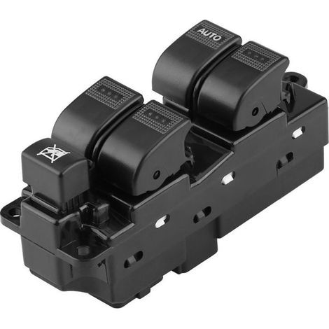 BelleRise – Hauptfensterheberschalter – GJ6A-66-350A – OEM-kompatibel, einfache Installation – für Mazda – Schwarz (1/5)
