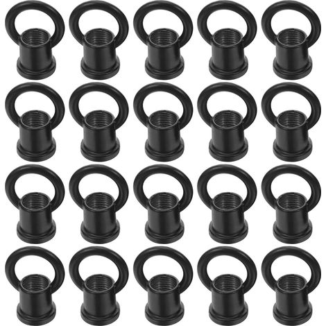 20 crochets à vis - M10 - fer - pour suspension et rangement (1/5)