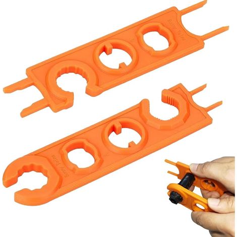 Clé Connecteur Solaire PV, Jeu de Clés de Montage pour Connecteurs Solaires, Clé à Outil De Déconnexion De Prise Mâle Femelle à Serrage Rapide 2 pcs (1/5)