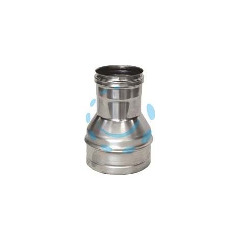 RIDUZIONE PER TUBO ACCIAIO INOX AISI 304 F/M MONOPARETE SPESS. MM.0,5 - F ø mm.250 M ø mm.200