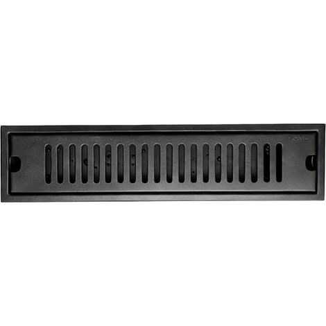 Bonde de sol rectangulaire à grand débit en acier inoxydable avec (1/5)