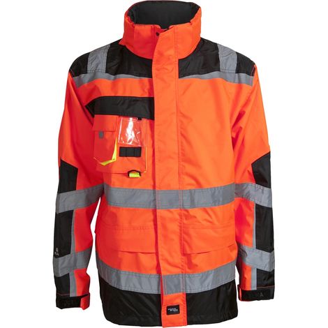 ELKA Visible Xtreme Warnschutz Parka 086004R Orange/Black Gr. 5XL