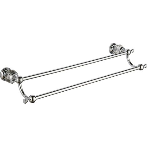 Mexen Estela double porte-serviettes, Chrome - 7011525-00 (1/2)