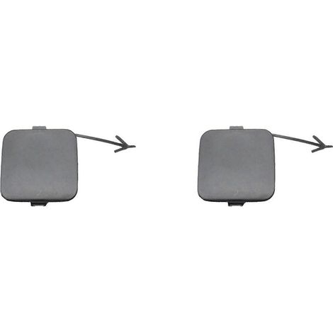 2x Abdeckung für Anhängerkupplung hinten, unlackiert, für Subaru Forester 2014, 2015, 2016