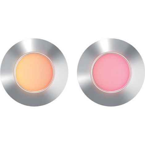 Xanlite – Rallonge de 2 spots encastrables 12V – IP67 inox 304 – Éclairage blanc neutre 4000K ou RVB – 20 lumens par LED (1/5)