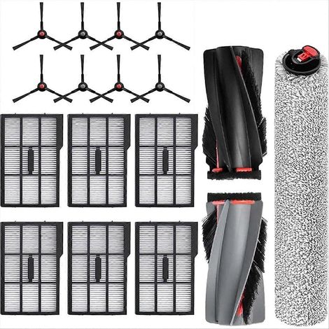 E25 Omni / E28 Omni Zubehör – Ersatzteilset für Saugroboter: Hauptbürste, Reinigungswalze, HEPA-Filter (1/5)