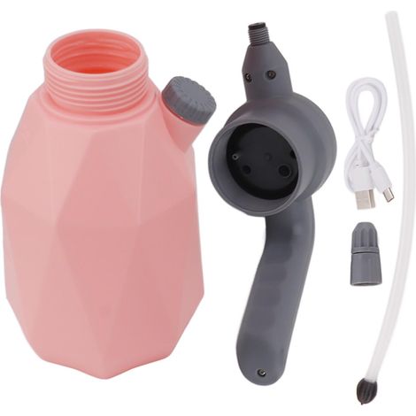 Pulvérisateur électrique 2L pour la maison et le jardin, petit pulvérisateur rechargeable, arroseur automatique, rose, modèle standard (1/5)