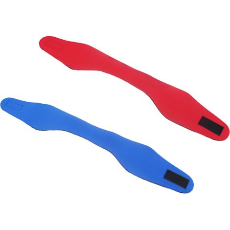 Lot de 2 bandeaux de natation, protection pour les oreilles - Convient aux enfants, adultes, hommes, femmes, bébés et tout-petits, protège-cheveux, 58 cm...