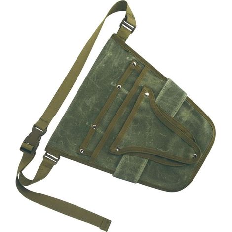 Pratica cintura porta attrezzi da giardinaggio con molteplici tasche per attrezzi da giardino per uomo e donna - verde