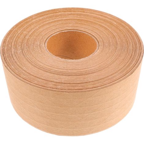 Ruban adhésif en papier kraft Healeved, auto-adhésif, inscriptible et extensible, 1 rouleau de 100 m (1/5)
