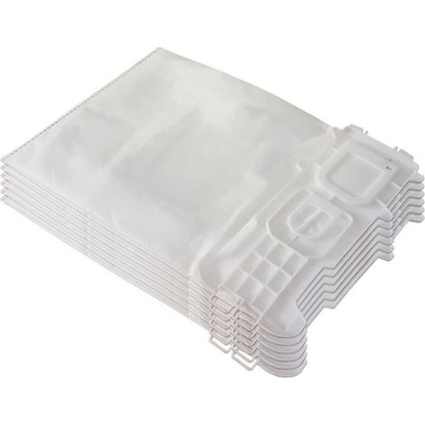 6 sacchetti per aspirapolvere Premium per Folletto Vorwerk Kobold VK 135, 136, VK135, VK136 con speciale microfibra e chiusura igienica, 6 pezzi, accessori