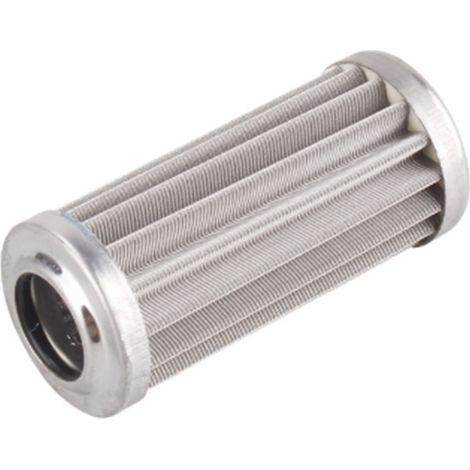 Cartouche filtrante de rechange 60 microns en acier inoxydable, compatible avec les filtres de 44 mm pour voitures à essence. (1/5)