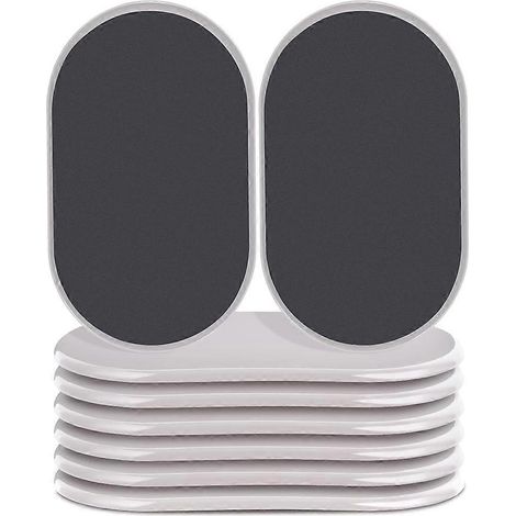 Patins de déménagement réutilisables de grande taille pour moquette et parquet - Lot de 8 patins ovales de 24 cm (9-1/2 po) (1/5)